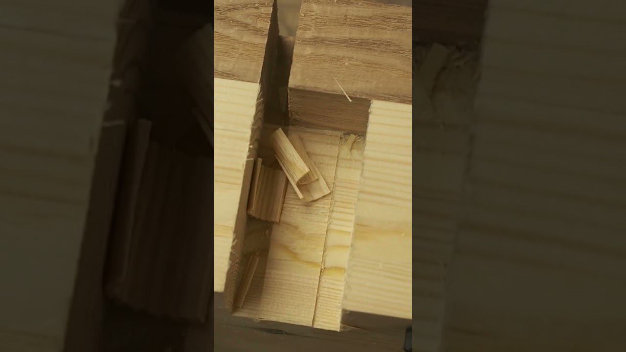 Столярное ящичное соединение.