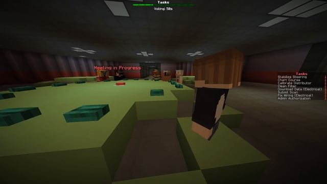 Minecraft Among Us but my game crashed so I destroyed the entire map...