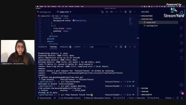 Herramientas para gitflow | Mariangélica Useche