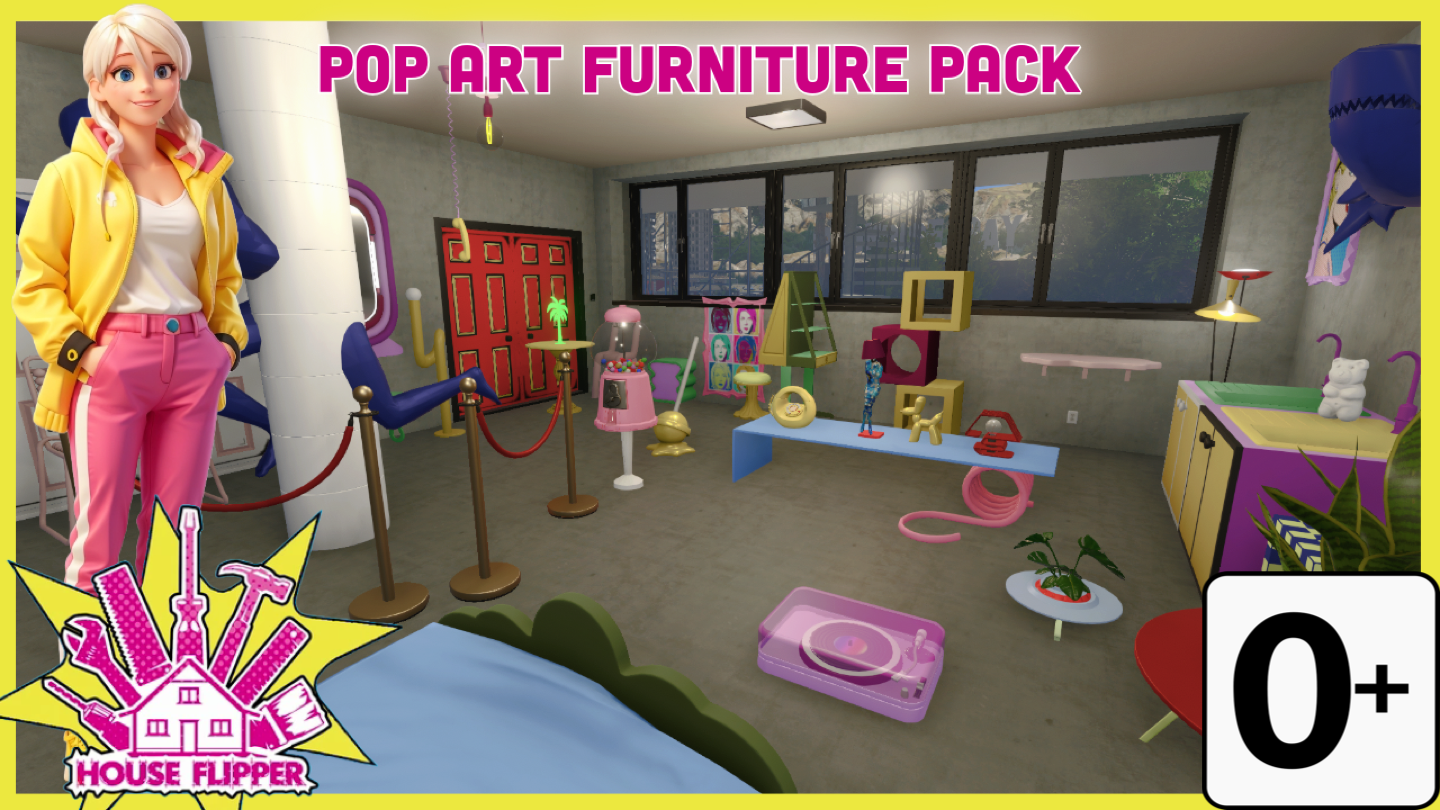 Хаус Флиппер 1 - Английский - House Flipper 1 - Pop Art Furniture Pack Review