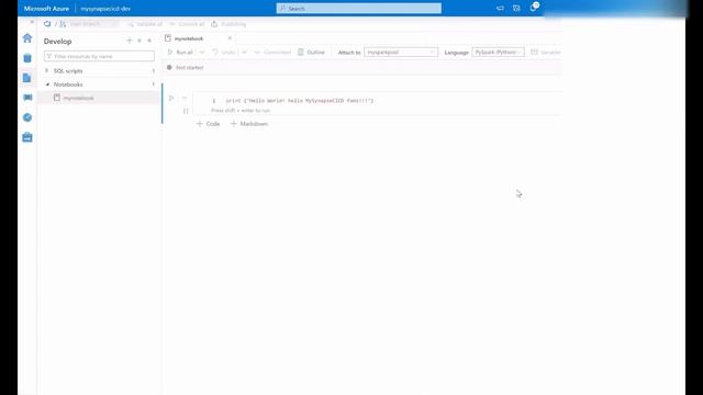 Synapse CI/CD: Using a custom parameter template