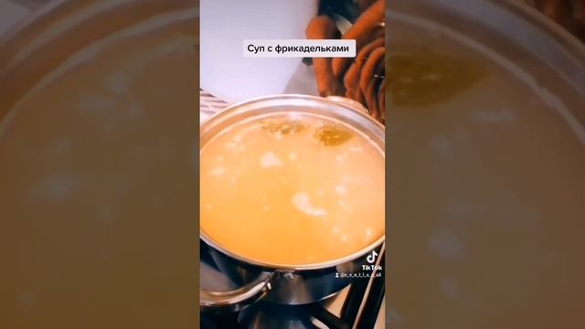 Суп с фрикафельками, дети очень хорошо кушают этот супчик