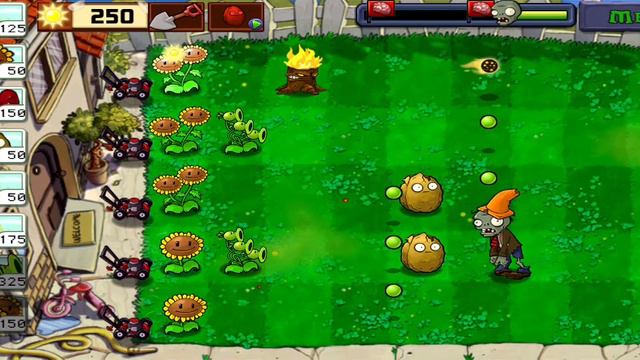 Растения против Зомби Уровень 6-3
Plants vs Zombie Level 6-3