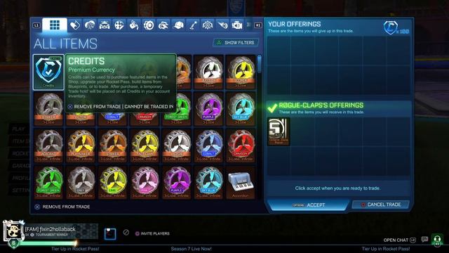 RL Trading #24 | Painted Dueling Dragons | Rocket League Season 7 S7 Garage Trade Rich