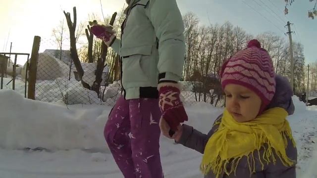 Зимние выходные на даче