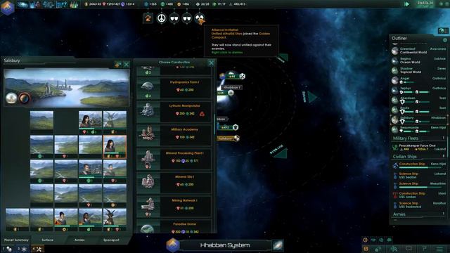 Tok plays Stellaris - Serene Human Republic ep. 39 - Migration Shuffles