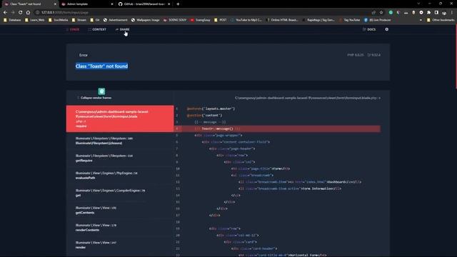 Add Notification When Save Laravel 9 | Sample Dashboard