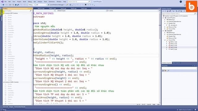 Bật lại các cửa số bị ẩn trong Visual Studio