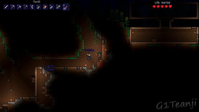 Terraria Survival: Failure Abounds /w Teckiies & Trink [Episode 3: Boomerang Items] [HD]