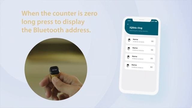 Video TutorialHow to connect iQIBLA App with ZIKR smart ring and upload Tasbih counters records 