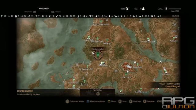 Witcher 3: The Wild Hunt - Nigredo Diagram Location