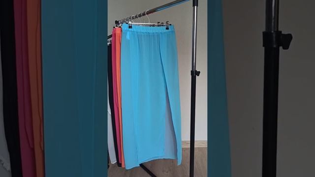 ХИТ СЕЗОНА! Трендовый летний костюм из шифона/лёгкий пляжный костюм/топ + юбка парео.