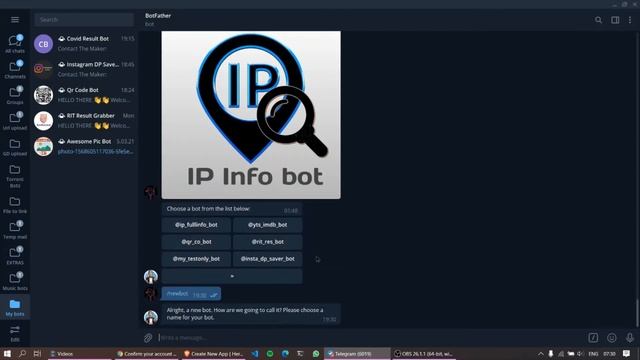 Make an Instagram DP Downloader Bot in Telegram  for FREE.....!!!!(No coding required)