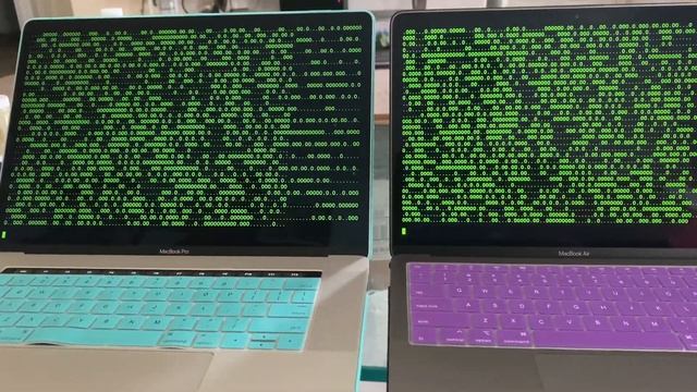 MacBook pro i9 vs M1 air