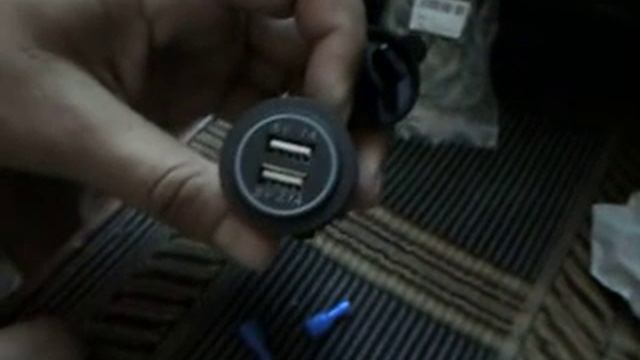 R1B1 12 В-24 В Водонепроницаемый Dual USB Автомобильное Зарядное Устройство