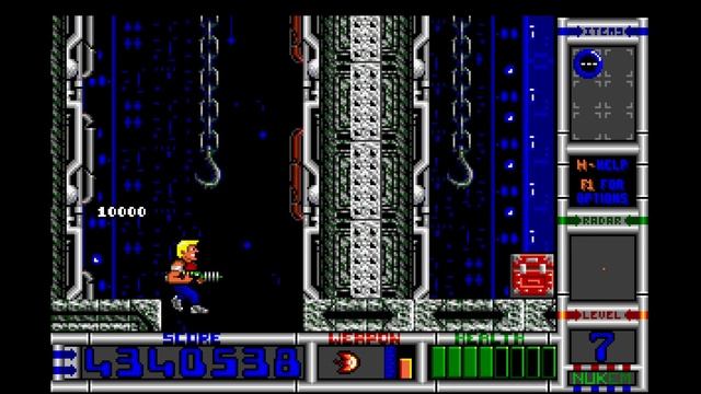 Duke Nukem II - Episode 1: Level 7 (1993) [MS-DOS]