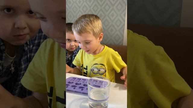 #Лёд для лимонада с Савелием. 🌷🧊🥤Смотрите 2 часть в акаунте Братья Соколовы.