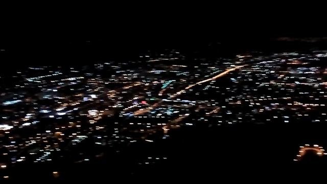 Ночной Пятигорск с вершины горы Машук
