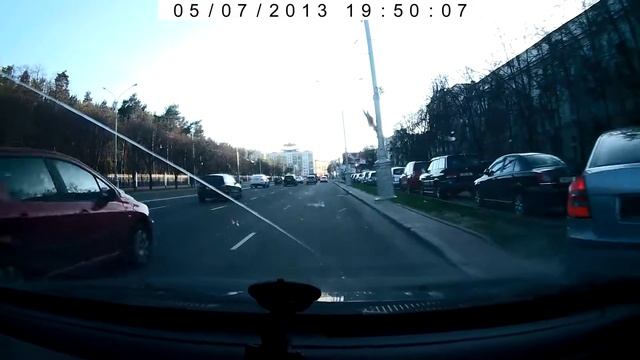 Поворот направо со 2-ой полосы!