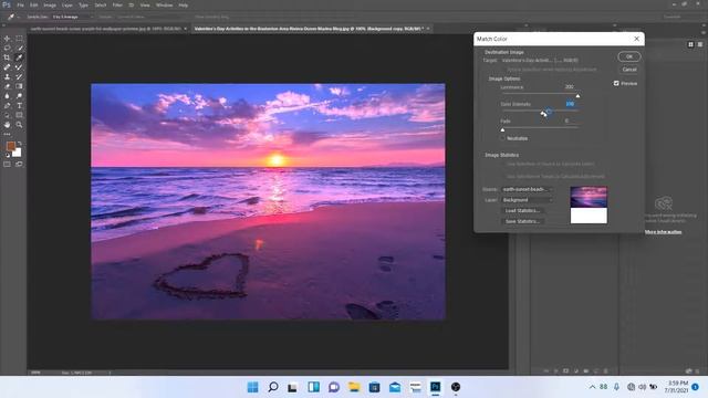 Photoshop Match Color with Background | How to match color in photoshop