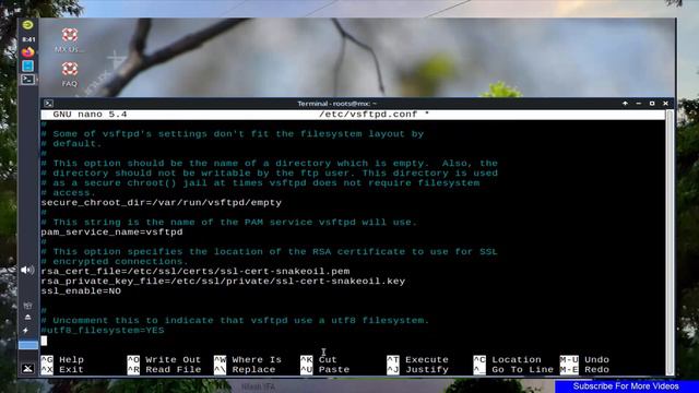 FTP Server (VSFTPD) On Mx Linux ( MX-21 )
