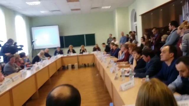 28 марта 2018 год г. Клин заседание по вопросу ТБО'' Алексинский карьер'', видео -30