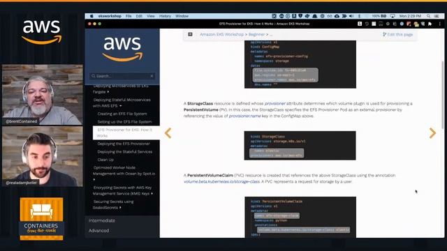 #ContainersFromTheCouch - Exploring Stateful Containers on EKS using EFS