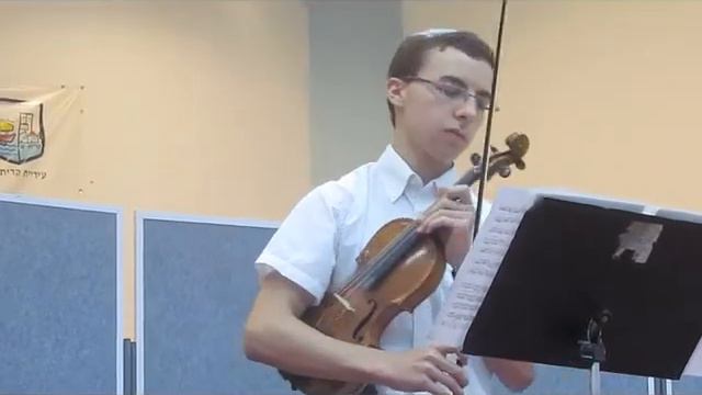 J.B. Accolay Violin Concerto in A minor יצחק כהן קונסרבטוריום קרית ים