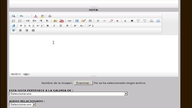 COMO INSERTAR UNA IMAGEN O VIDEO E HIPERVINCULAR UN PDF O URL Y ACTUALIZACION DEL EDITOR DE NOTAS