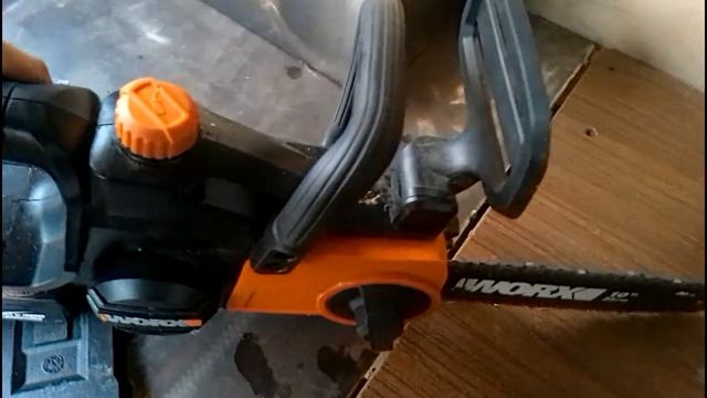 WORX WG 322. Аккумуляторная цепная пила.worx цепнаяпила