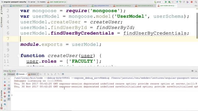 10105 implementing login with angular in MEAN