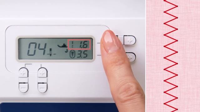 Brother sewing machines - Selecting stitch setting stitch length and stitch width