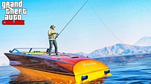 GTA 5 RP путь бомжа на рыбалке 