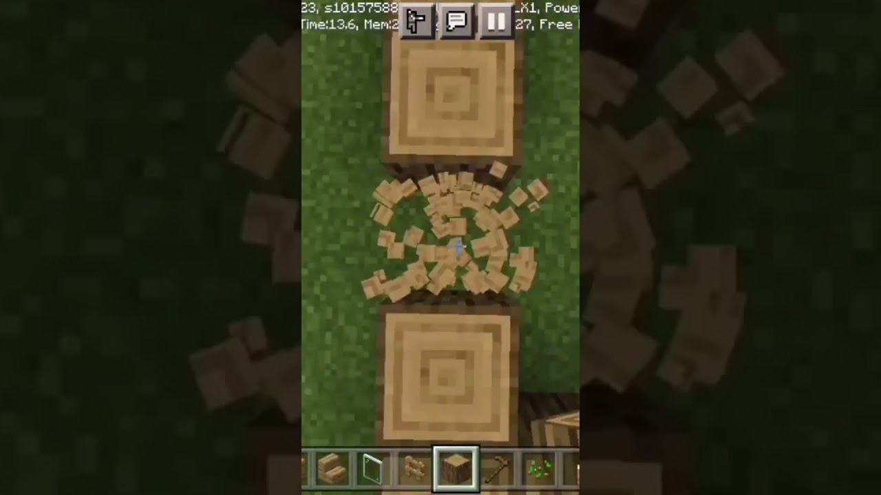 построил огород в майнкрафт #shorts #рек #minecraft #майнкрафт