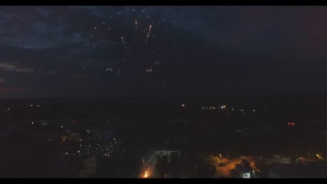 Салют на день города Великий-Устюг
