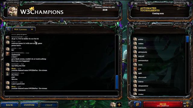 WarCraft 3. Reforged. w3champions 25.10.2021 part 2