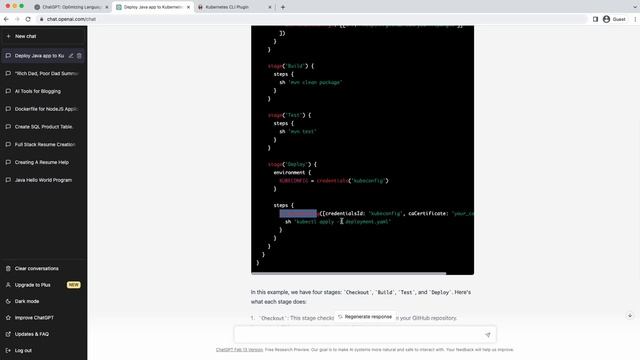 ChatGPT ⚠️ ⚠️ JenkinsFile ⏰ ✨? Pipeline, Jenkins HACKS ?