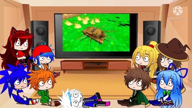 Fandoms react to Mario gets his PINGAS stuck in a door by SMG4