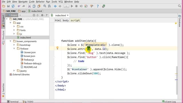 Application temps réel - Firebase JS #1