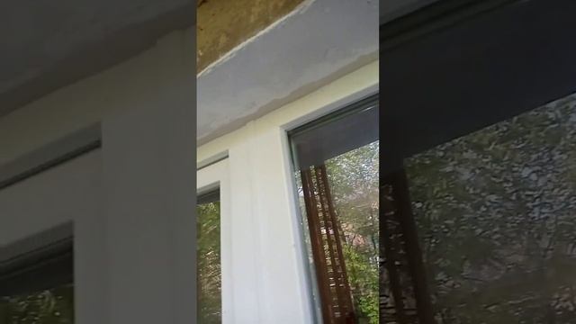 Наружные откосы на балконе