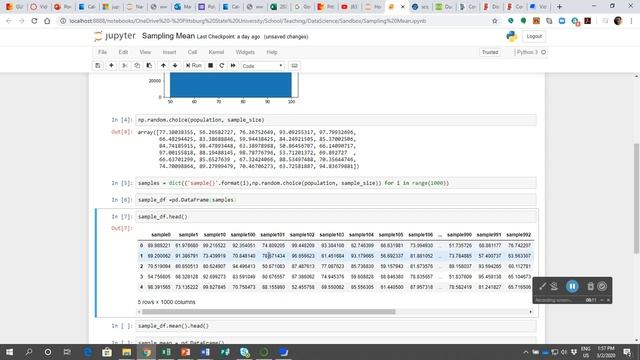 Sample Mean Example