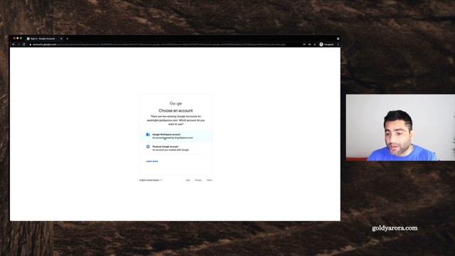 How to fix Google Conflicting accounts - override consumer account