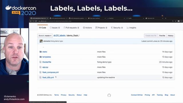 Dockercon 2020 - Labels, Labels, Labels
