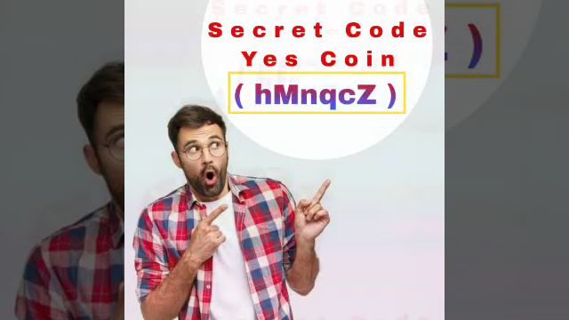 Код приглашения на миллион Secret Code Yes Coin ( hMnqcZ )