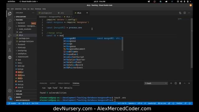 AM Coder - Connecting Your Mongo Atlas DB to your NodeJS application with Mongoose