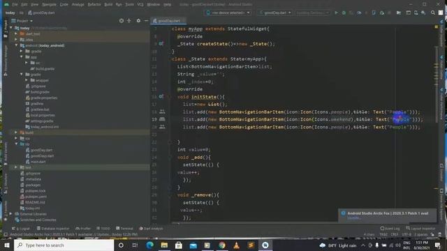 Flutter 101-Build Flutter Bottom Navigation Bar