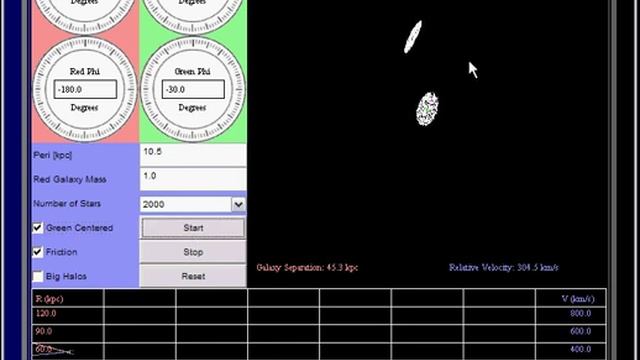 Galaxy Crash: cool java applet