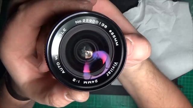 Автофокусный Vivitar 24mm f2.0 Autofocus lens