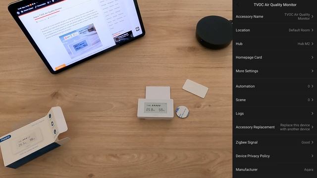 Aqara TVOC Air Quality Monitor