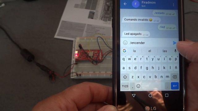 Bot Telegram + ESP32 + Arduino IDE